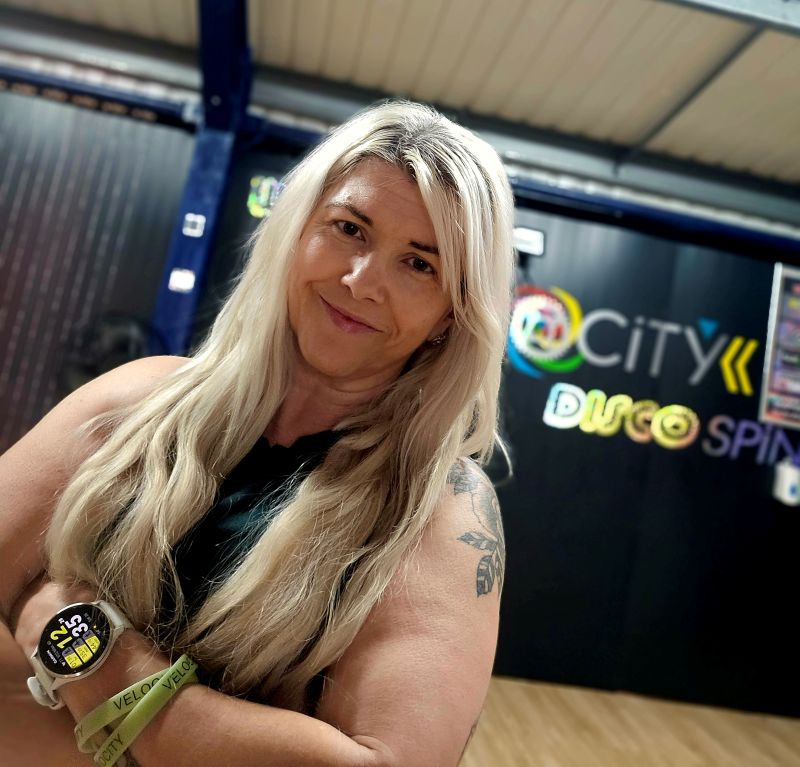 Angie WOOD, owner of Velocity Fitness Gym, Sandown, Isle of Wight. Founder of the 90/Ten program built in conjunction with webwight.com